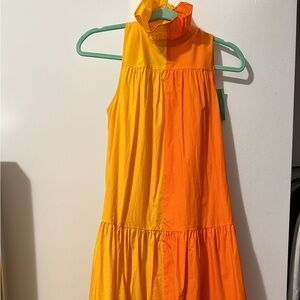 Yellow and orange dress in perfect condition